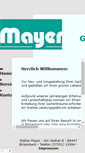 Mobile Screenshot of galabau-mayer.de